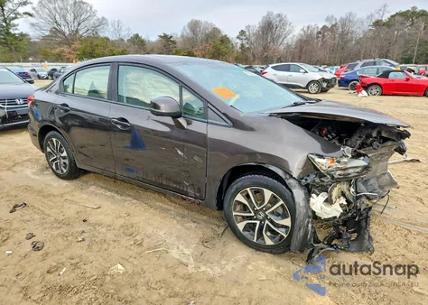 2013 Honda Civic Ex z USA, uszkodzony, nr VIN 2HGFB2F88DH508717